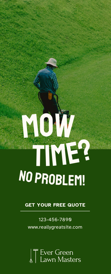 Lawn Care Marketing Bundle (Editable Canva Templates)