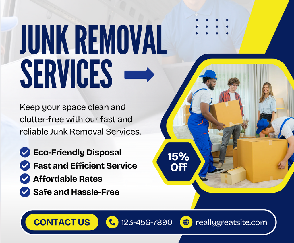 Junk Removal Marketing Bundle (Fully Editable in Canva)